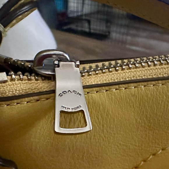 Coach Leather Nolita 19 Handbag in Silver/Daisy - Picture 8 of 16